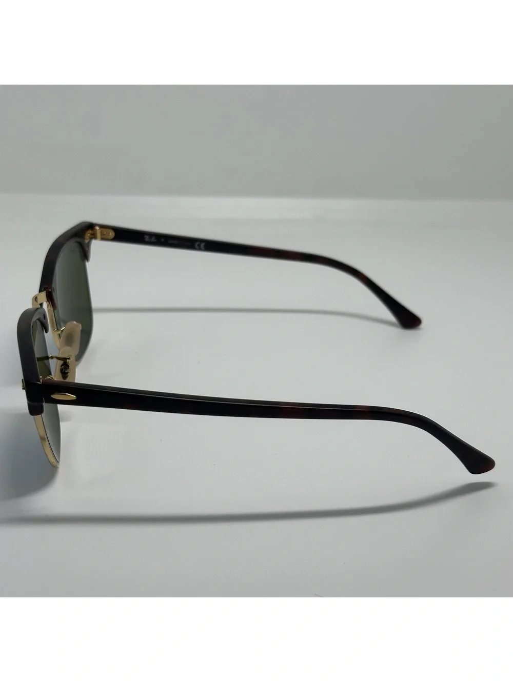 Ray-Ban RB 3016 Clubmaster Classic Sunglasses with Blue Mirrored Lenses